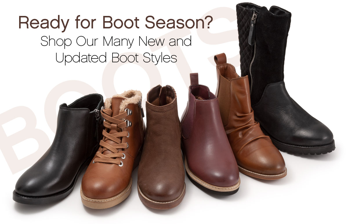 Ready for Boot Season? Shop Our Many New and Updated Boot Styles