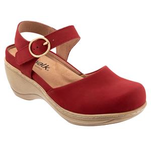 Mabelle Red Nubuck