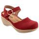 Mabelle Red Nubuck alternate view