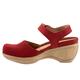 Mabelle Red Nubuck alternate view