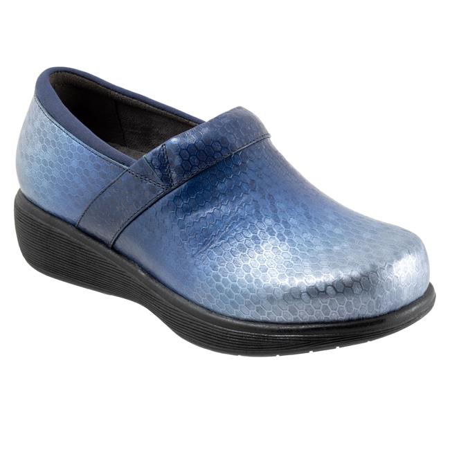 Meredith Sport Blue Embossed Patent
