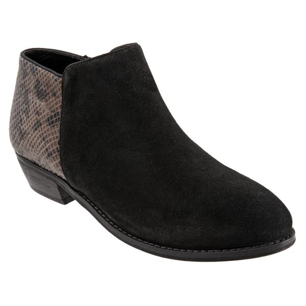 Rocklin Black Suede Snake