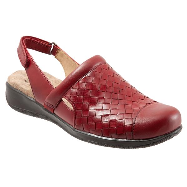 Salina Woven Dark Red