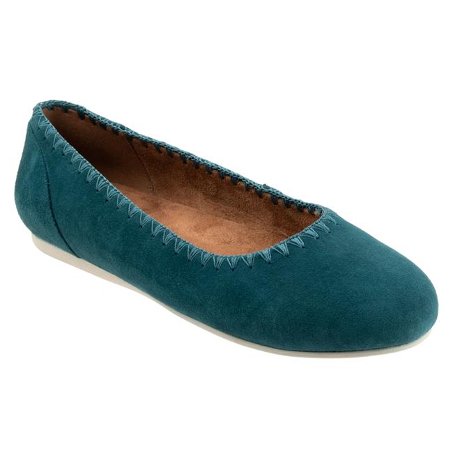 Sonoma Embroidery Teal Suede