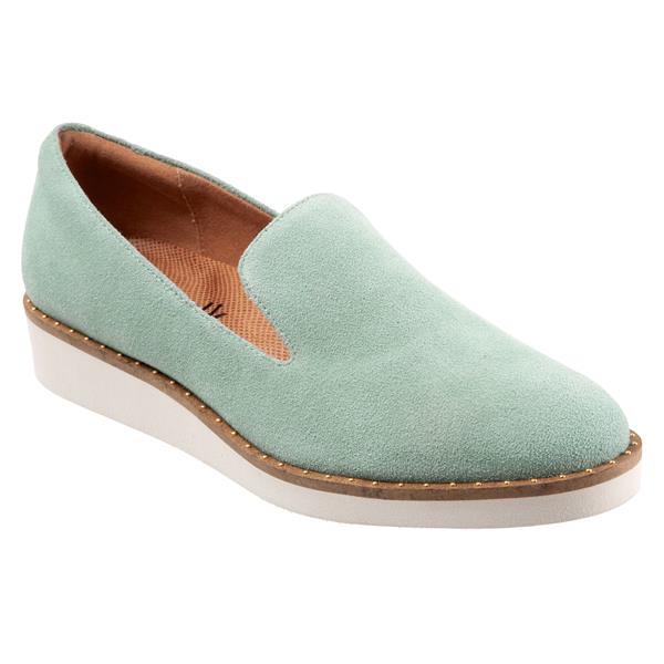 Westport Sea Foam Green Suede